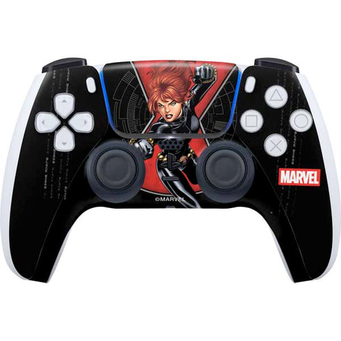 Marvel Black Widow Natasha Romanova PS5 Controller Skin